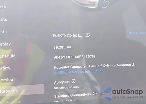2023 Tesla Model 3 Rear-Wheel Drive from USA, damaged, VIN 5YJ3E1EA6PF435719